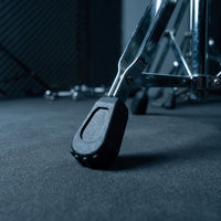 Slip-Resistant Drum Stand Rubber Feet Stable Drum Stand Foot Robust Rubber Feet Shock-Absorbing for Drummers, Percussionists, Live Stage, Recording Studios, Rehearsal Rooms