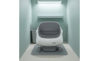 Electric Automatic Cat Litter Box Hooded Self-Cleaning Cat Litter Box Open-Front Pet Supply Handseffortless for Cats, Apartments, Home
