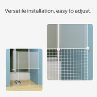 Adjustable Pet Gate Cat Barrier No-Drill Indoor Fence