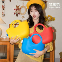 梵高范购购包防水通勤百搭手提包高颜值轻便手拎包菜大容量篮子包