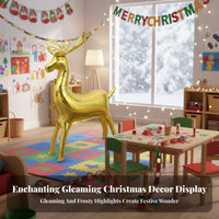 Christmas Tree Balloon Reusable 3D Foil Balloon Tree Star Topper for Home Decor