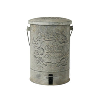 Outdoor Trash Can with Lid Hands-Unrestricted Trash Can with Lid Retro