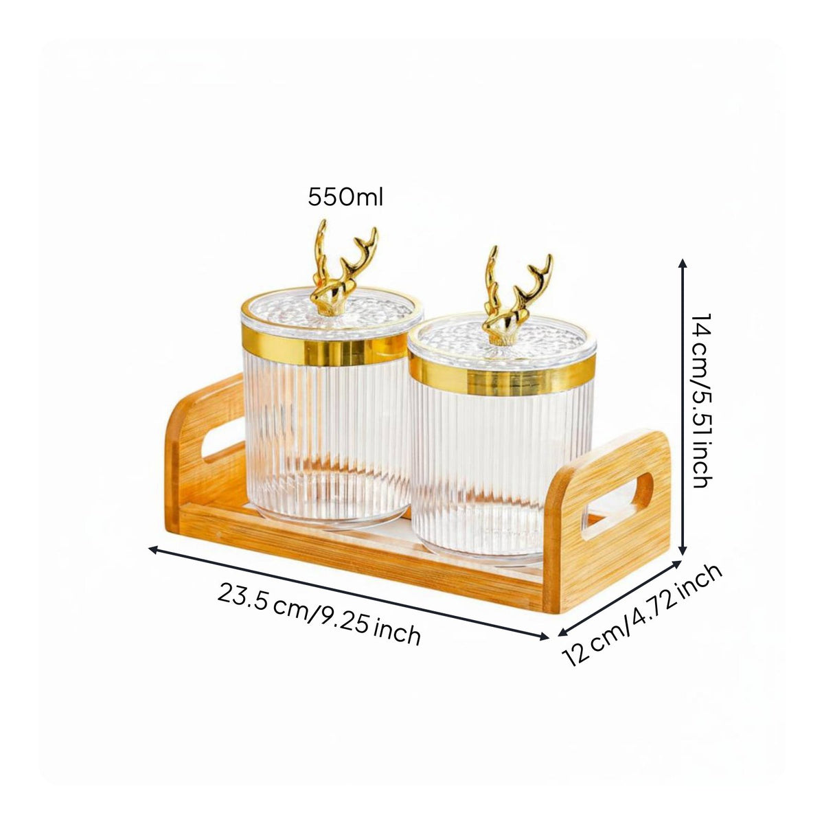 Plastic Food Canister Set Long-Lasting Airtight Canister Lightweight