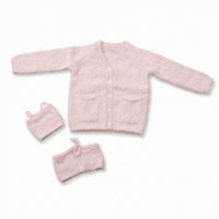 Doll Cardigan with Camisole Fuzzy Clothing Furry for Photo Shoots