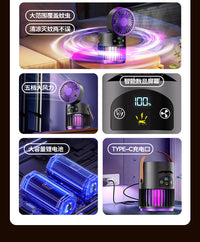 三合一露营灯灭蚊灯小风扇夜灯电击式灭蚊器户外照明气氛灯捕蚊器