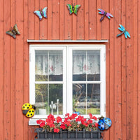 Iron Art Butterfly, Dragonfly, and Ladybug Wall Decor Set of 12