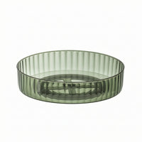 Storage Tray with Rotating Base Ribbed Rotating Tray Compact for Pantry