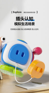 新品婴儿益智蜗牛忙碌球宝宝认知玩具蒙氏早教多功能感统手抓球批