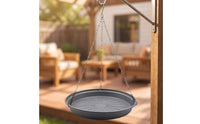 Hanging Bird Bath Outdoor Hanging Bird Feeder Garden for Nature Lovers, Backyard