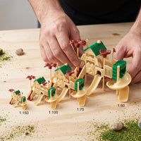 Miniature Playground Slide Model for DIY Dollhouse & Micro Landscape Decor