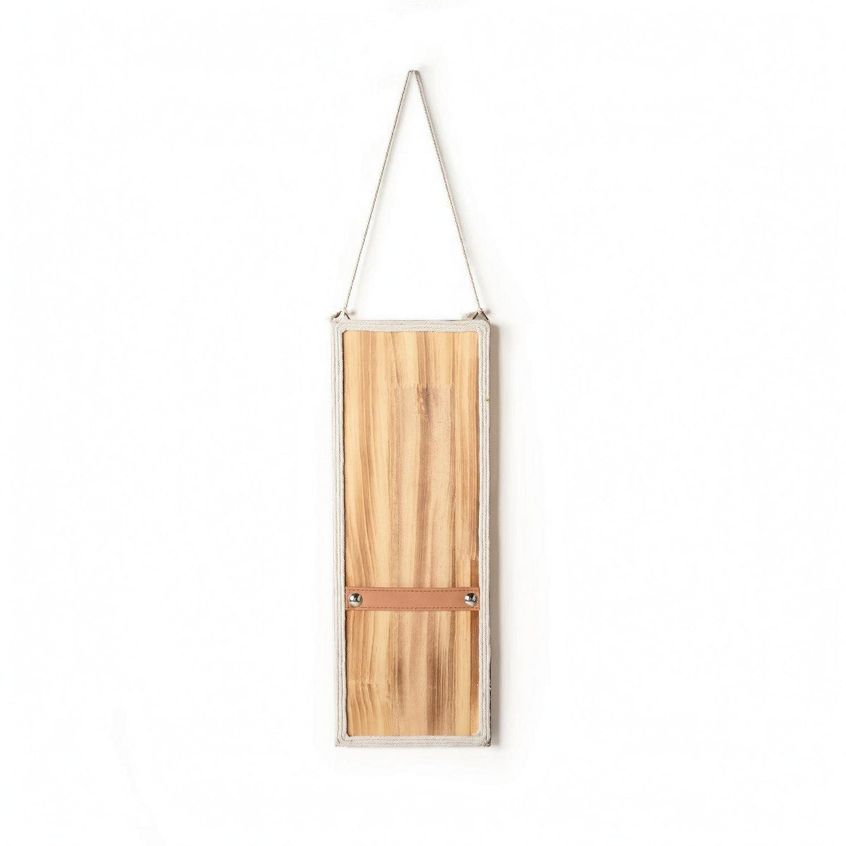 Rectangular Wooden Plaque Narrow Shape House Decoration Lightweight