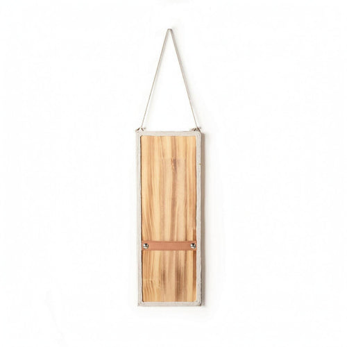 Rectangular Wooden Plaque Narrow Shape House Decoration Lightweight