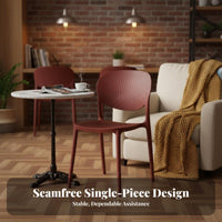 Nordic aesthetic open-rear Chair Stackable Household Furnishing Creative Design Seating Furniture Ergonomic rearrest for Interior Decorators, Small Business Owners, Dining Room, Reception Area, Kitchen, Bedroom