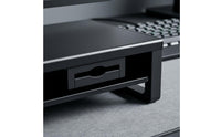 Ergonomic Computer Monitor Riser with Drawer Double-Layer Monitor Stand with Drawer Multi-Functional Computer Desk Organizer Rectangular for Professionals