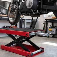 Motorcycle Scissor Lift Jack Heavy Duty Motorcycle Scissor Lift for Mechanics, Home Workshop