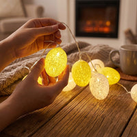 Egg Shaped Multi-Colored Light Emitters LED Easter Egg Lights for Home Stylists, Families, Bedroom, Spring Celebration, Nursery, Living Room, Party