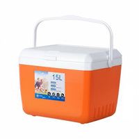 Insulated Container Leak-Resistant Portable Ice Chest Large Capacity Car Travel Insulated Container for Camping, Fishing