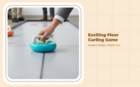 Curling Game Set, 11cm sphere, Indoor Outdoor, Random Color