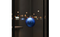 Christmas Ornament Ball Matte Christmas Ball Ornaments Ornament with Hanging Cap Decorative for Window Displays, Party Decor