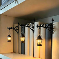 Halloween Bookshelf Lantern Light Bookend Divider