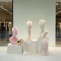Hat Display Mannequin Head with Pin-Insertable Surface for Accessories