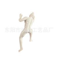 Resin Rock Climber Wall Sculpture - Dynamic Wall Art