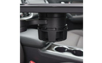 Raised Rim Car Cup Holder Tray Organizer Stable Phone-Supporting Cup Holder Tray Black Auto Accessory Multifunctional