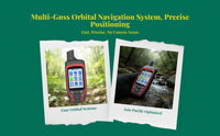 Handheld navigation system location positioner, Beidou orbital, waterproof and sturdy, multi-GNSS, suitable for hiking, surveying, coordinate measurement, long battery life