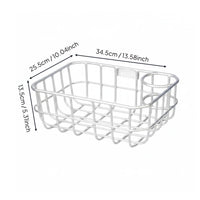Front Bike Basket Cargo Net Aluminum Cycle Basket Large Capacity for Commuters