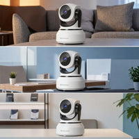 Wireless Indoor Security Camera Distant Monitoring pan/tilt Camera Smart for Parents