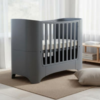 Grows with Child Multifunctional Baby Bed Rounded Corners Convertible Baby Crib Modern Toddler Bed for Newborns