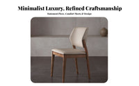 Padded Side Chair Rustic Minimalist Design Woven Seat Side Chair Nordic and design adaptable for Homeowners, Restaurant