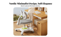 Ergonomic Student Posture Chair Height Adjustable Ergonomic Splitsupport Structure Chair Stable Base Non-Slip Foot Pads