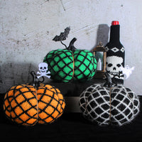 Halloween Pumpkin Knitted Ornament - Party Decoration