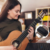 Guitar Mute Strap for Acoustic and Electric Guitars, Ukulele, Bass - Noise Dampening