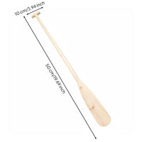Dragon Boat Paddle Decorative Prop Wooden Paddle Polished Surface