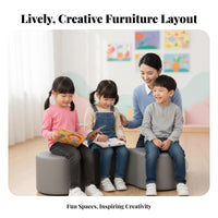 Complimentary Combination Multi-Piece Configurable Seating Colorful Upholstery Curved Block Seating Unit Creative Shape configurable Bench Modern aesthetic for Office Managers, Business Owners, School, Reception Area, Waiting Room, Small Spaces