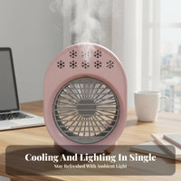 Portable Air Chiller Multi-Function Desktop Misting Fan Three Settings Desktop Air Chiller for Office, Bedroom, Dorm Room