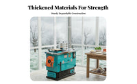 Energy-Saving Heating Stove, Multi-Functional Boiler, Home Heating & Cooking, Thickened Design