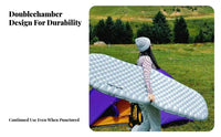 Single Featherlight Inflatable Sleeping Pad, Camping Mattress, Thick Moisture-Resistant Outdoor Mat