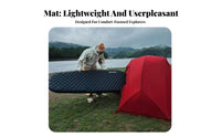 Single Featherlight Inflatable Sleeping Pad, Camping Mattress, Thick Moisture-Resistant Outdoor Mat