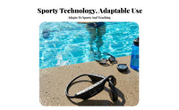 Bone Conduction Headphones, IPX8 Waterproof for Swimming, Running