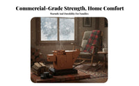 Wood Burning Stove, Thickened Home Heating Stove, double energy Wood, Winter Indoor Fireplace