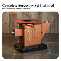 Wood Burning Stove, Thickened Home Heating Stove, double energy Wood, Winter Indoor Fireplace