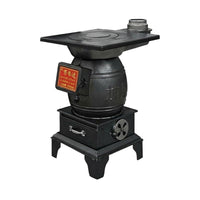 Cast Iron Heating Stove, Smokeless Wood Burner, Indoor Fireplace, Rural Home Heater, Winter Use