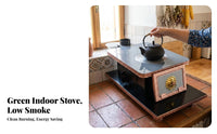 Tibetan Indoor Fireplace, Energy-Saving, Smokeless, Thickened, Rural Heater