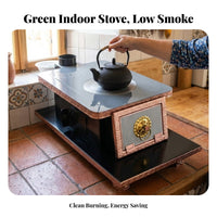 Tibetan Indoor Fireplace, Energy-Saving, Smokeless, Thickened, Rural Heater
