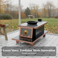 Tibetan Indoor Fireplace, Energy-Saving, Smokeless, Thickened, Rural Heater