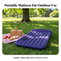 Inflatable Mattress, Camping Air Bed, Foldable Moisture-Resistant Mat, Portable Outdoor Sleeping Pad