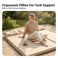 autoInflating Camping Mattress, Outdoor Air Bed, Moistureresistant Thickened Mat, Portable for Tent, Home, Hiking